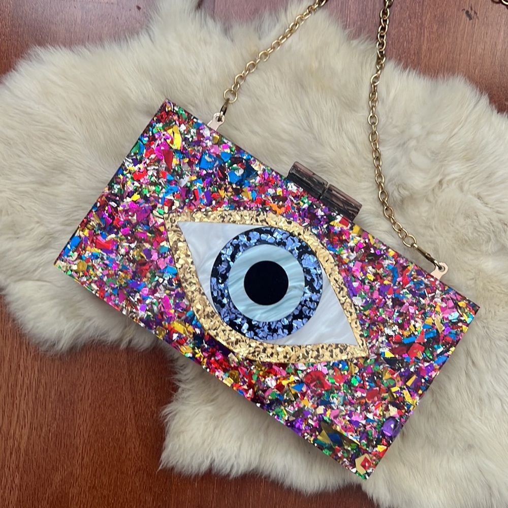 CONFETTI EYE PURSE